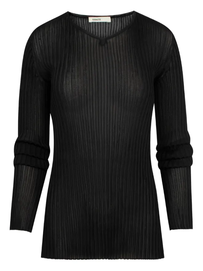 KHAITE KHAITE Tia V-neck topの商品画像