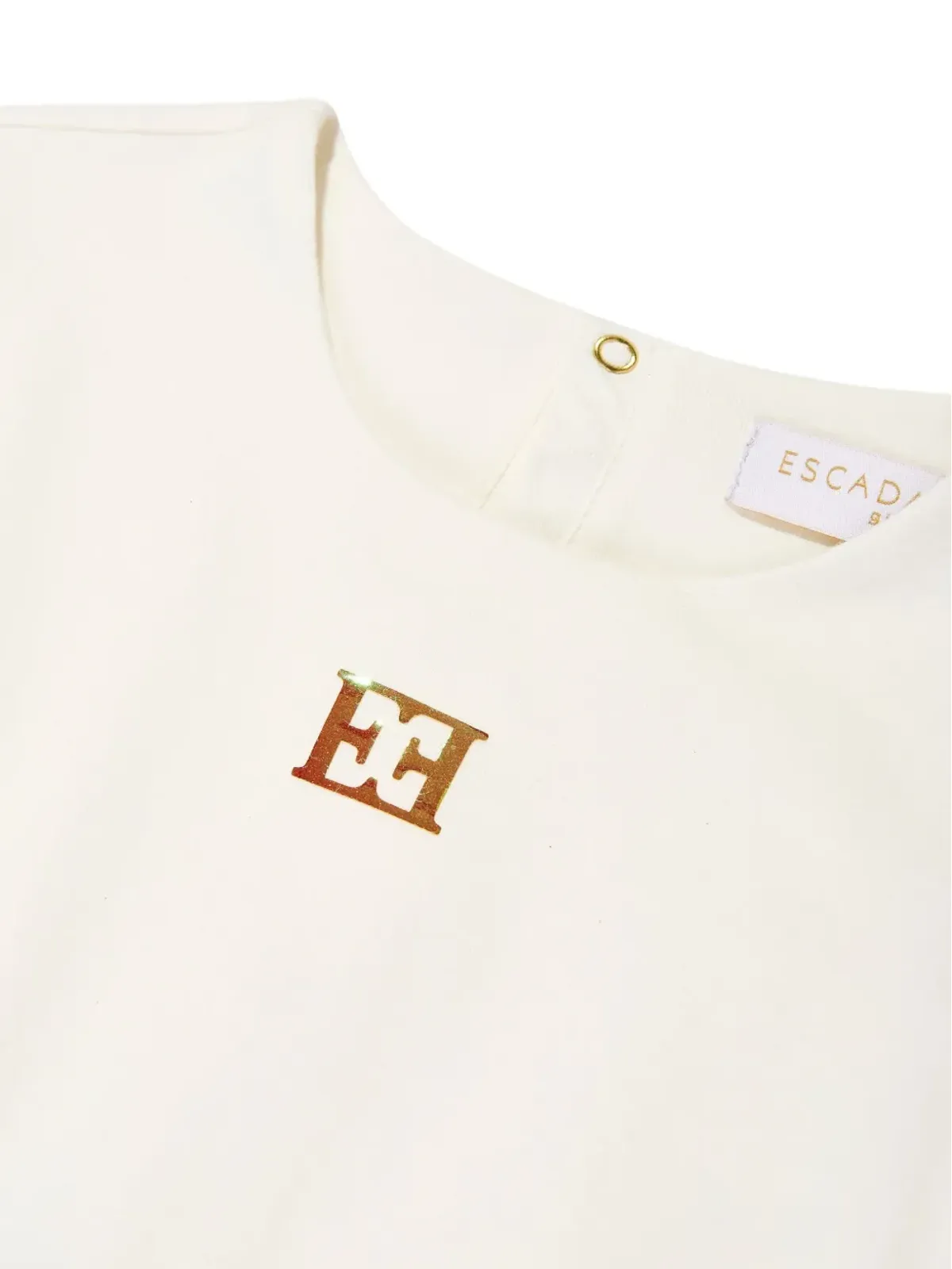 Escada Kids ロゴ入りチュールドレス - 画像3