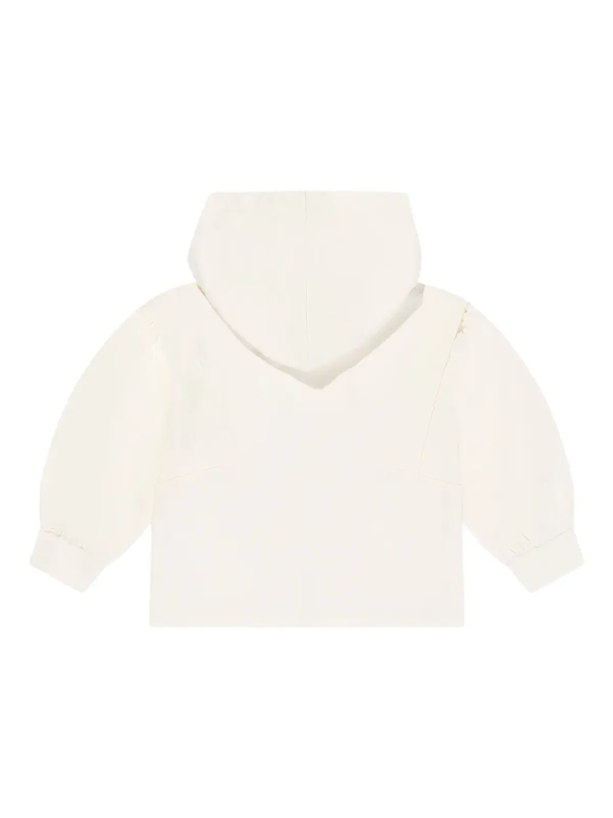 Escada Kids パフスリーブ ロゴプレート付きフーディ - 画像2