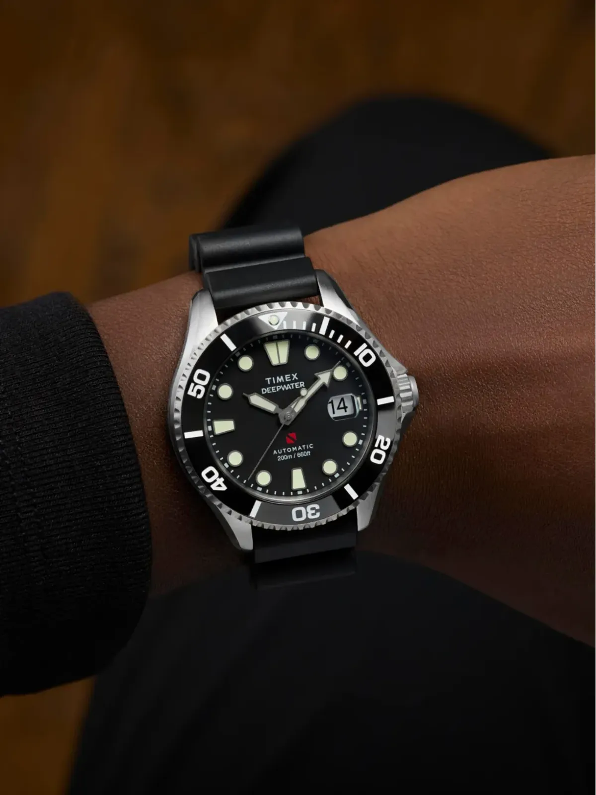 TIMEX ディープウォーターメリディアン ブラック - 画像2