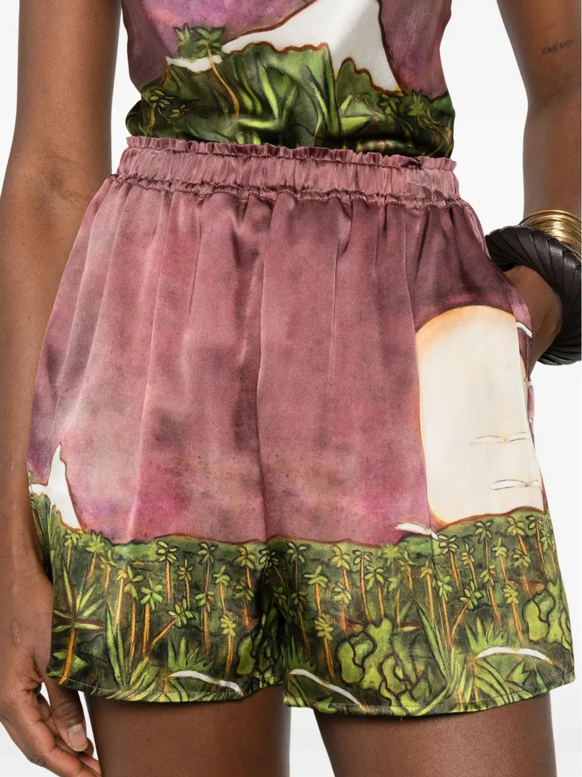Donde Esteban La Sierra elasticated-waist shorts - 画像5
