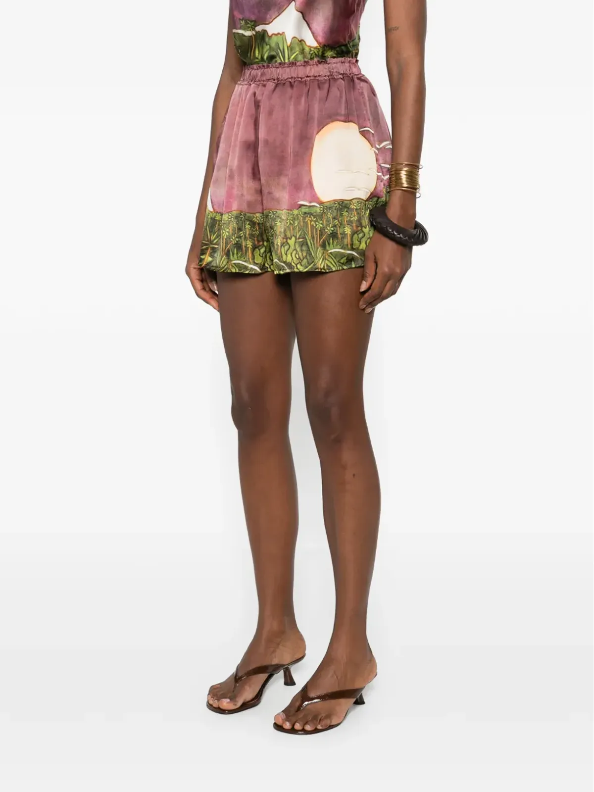 Donde Esteban La Sierra elasticated-waist shorts - 画像3