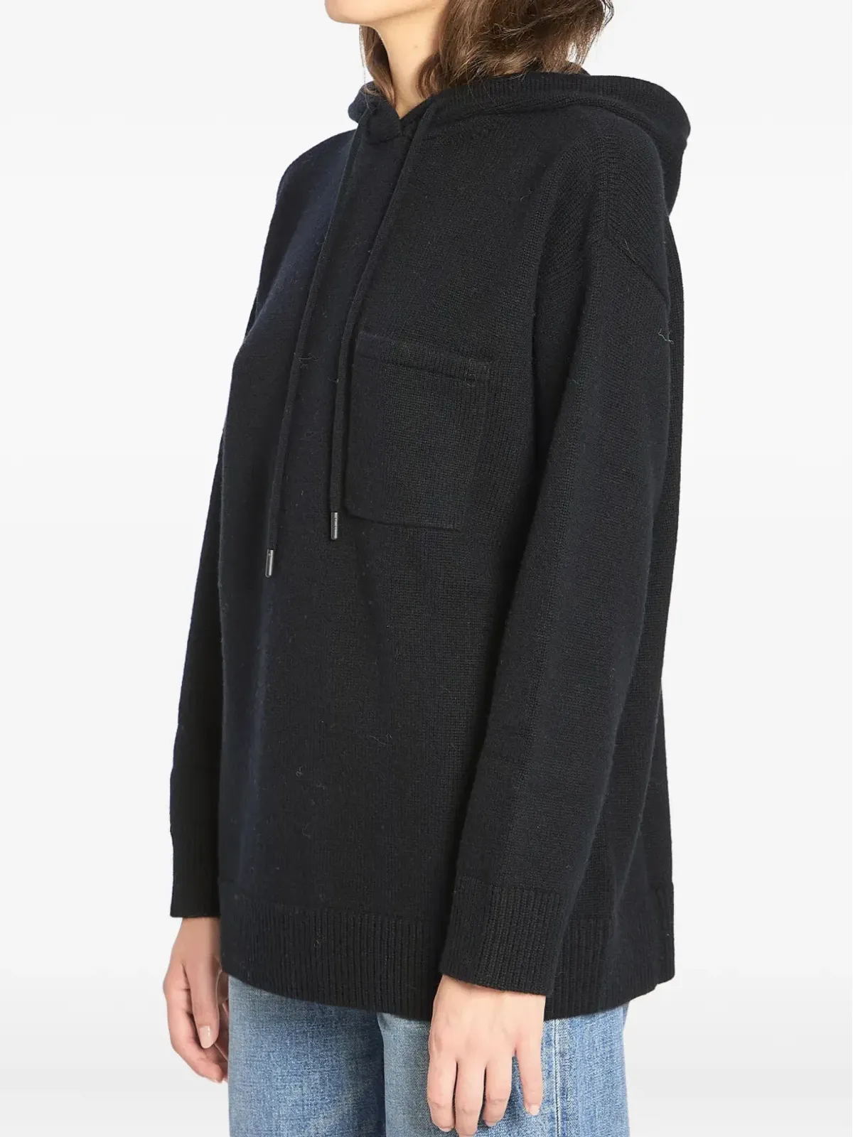 Max Mara ロゴパッチ付きフーディ - 画像2