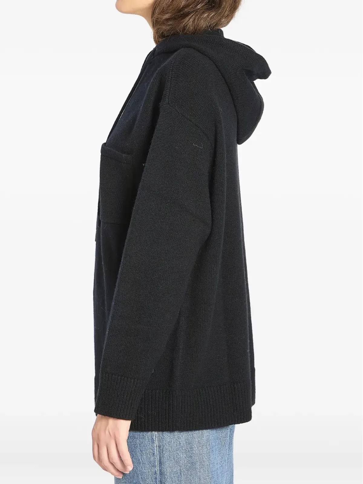 Max Mara ロゴパッチ付きフーディ - 画像3