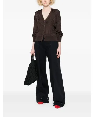 LOEWE ケーブルニット ボタン付きカーディガン - サムネイル2