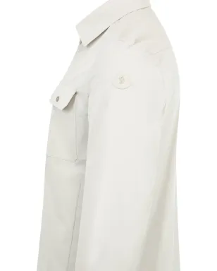 Moncler ダブルポケット長袖シャツ - ホワイト - サムネイル3