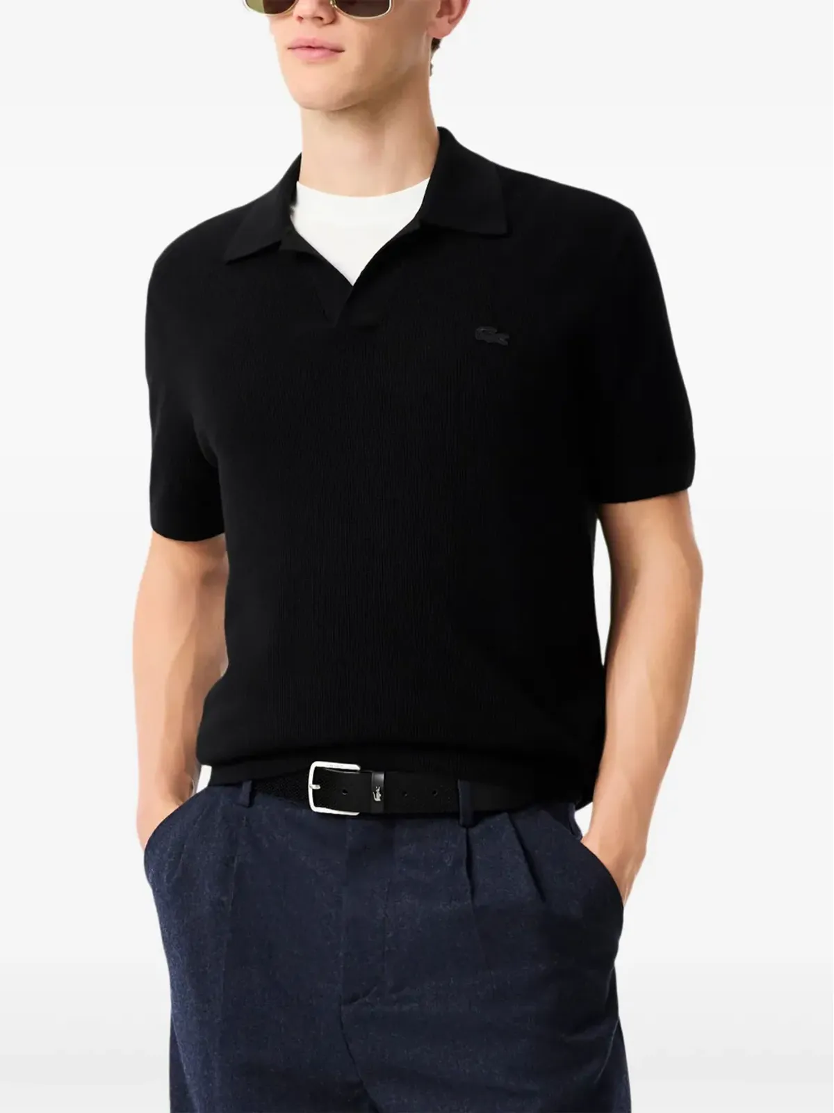 Lacoste 半袖ポロセーター - 画像2
