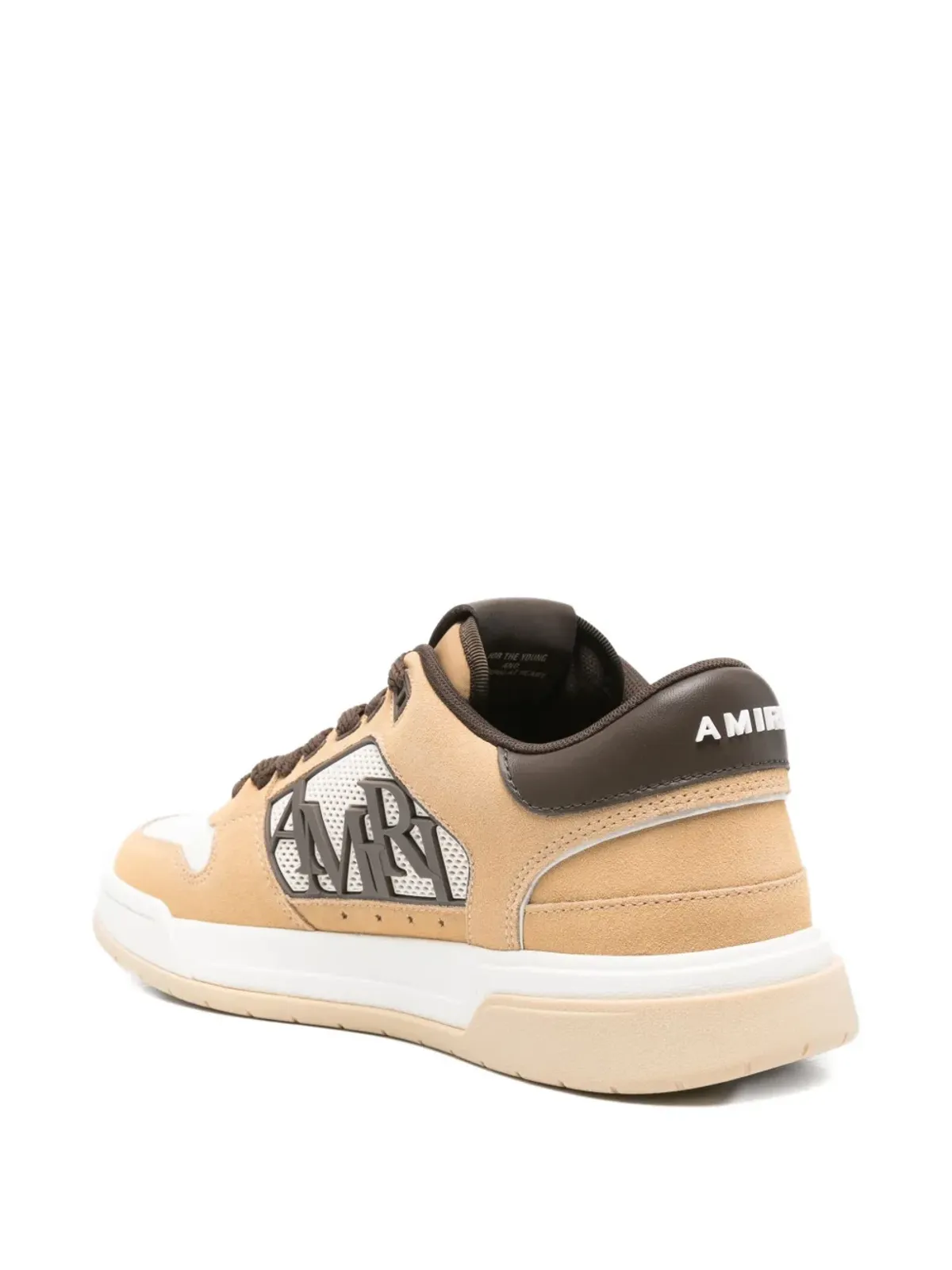 AMIRI ロゴパッチ レザースニーカー - 画像3