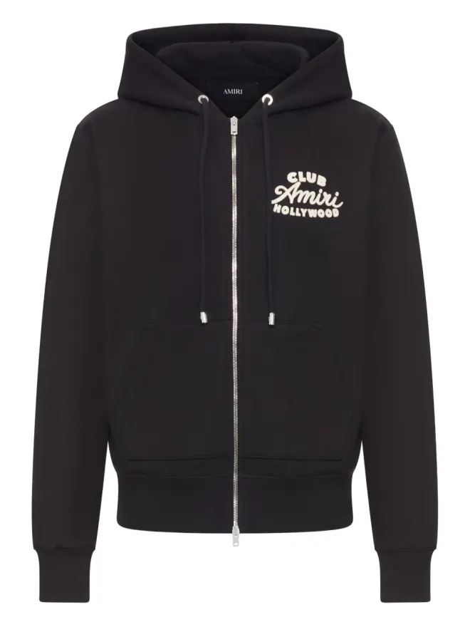AMIRI AMIRI Club Amiri ジップアップフーディー - ブラックの商品画像