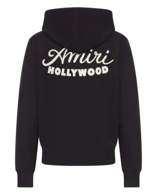 AMIRI Club Amiri ジップアップフーディー - ブラック - サムネイル2
