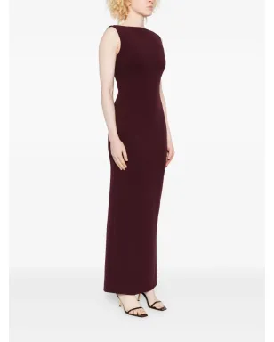 Solace London ノースリーブ ボートネック マキシドレス - レッド - サムネイル3