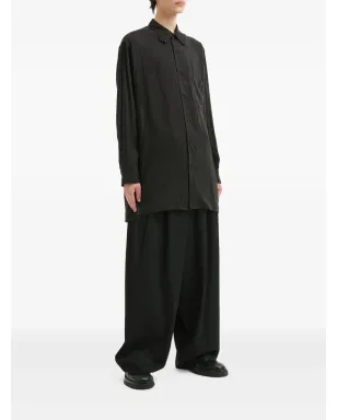 Yohji Yamamoto 長袖ボタンダウンシャツ - サムネイル2