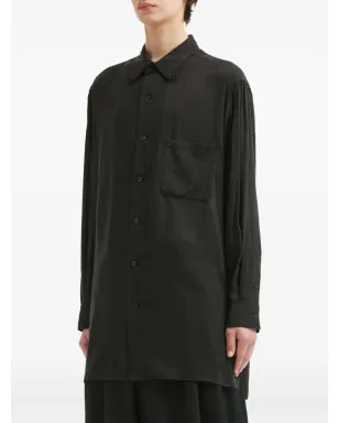 Yohji Yamamoto 長袖ボタンダウンシャツ - サムネイル3
