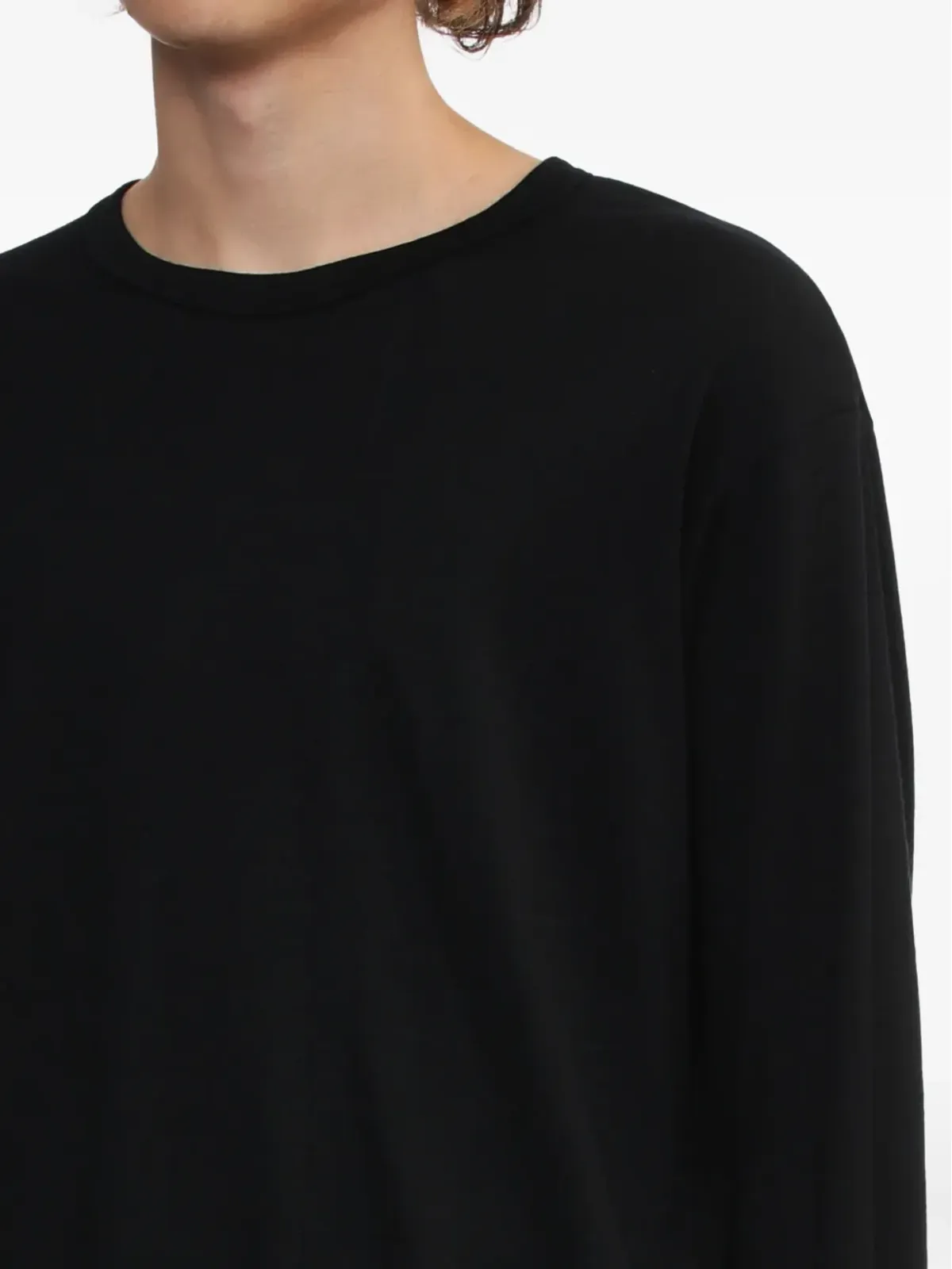 Yohji Yamamoto 長袖ウールTシャツ - 画像5