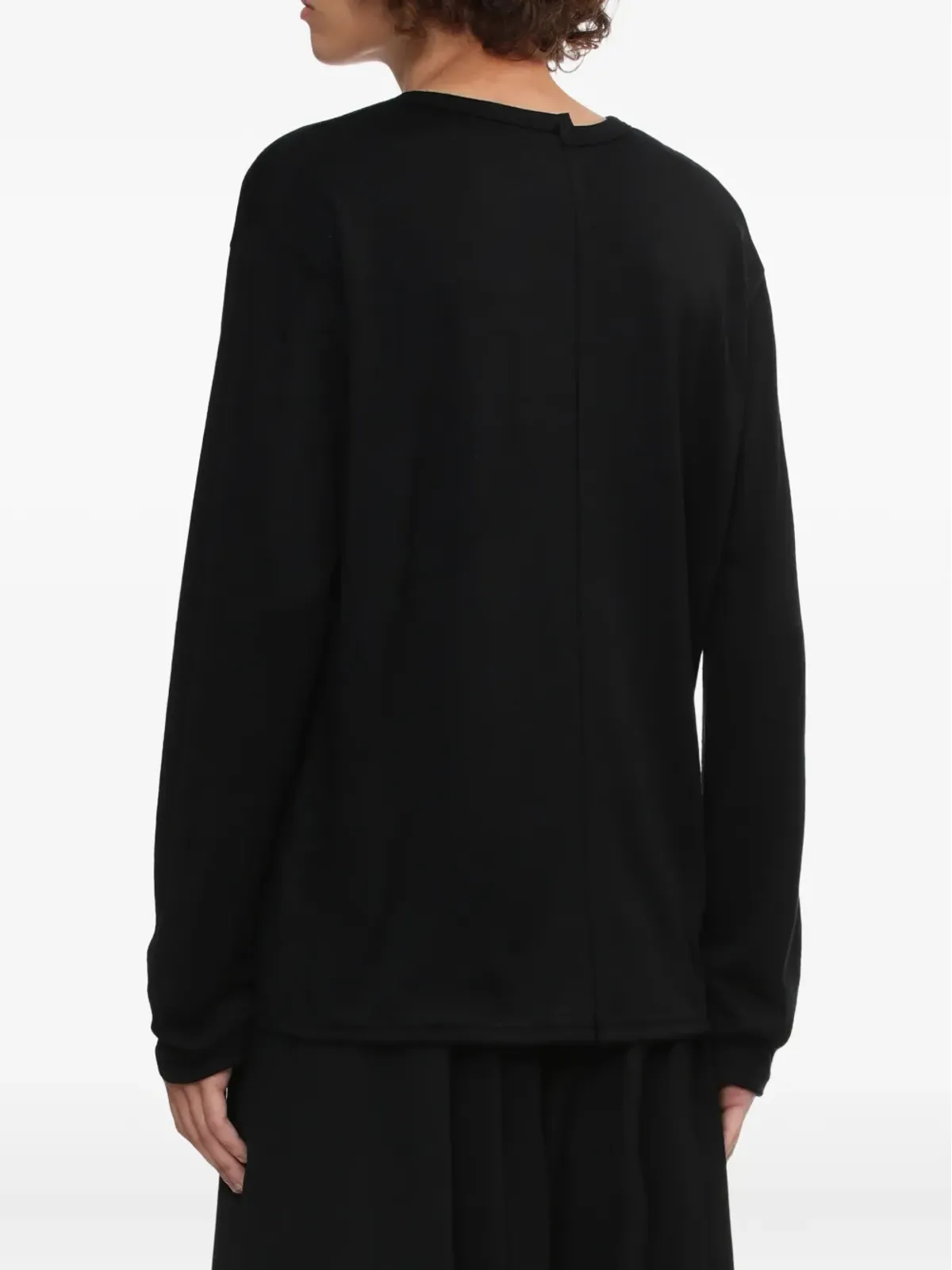 Yohji Yamamoto 長袖ウールTシャツ - 画像4
