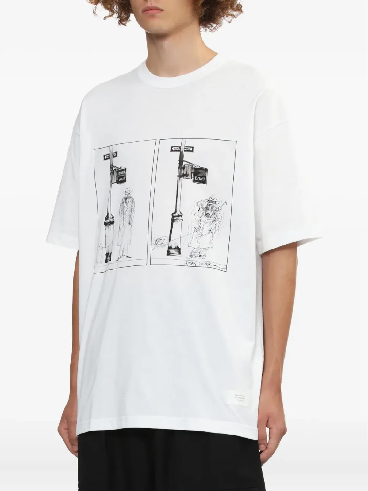 Comme des Garçons Homme イラストプリント Tシャツ - 画像3