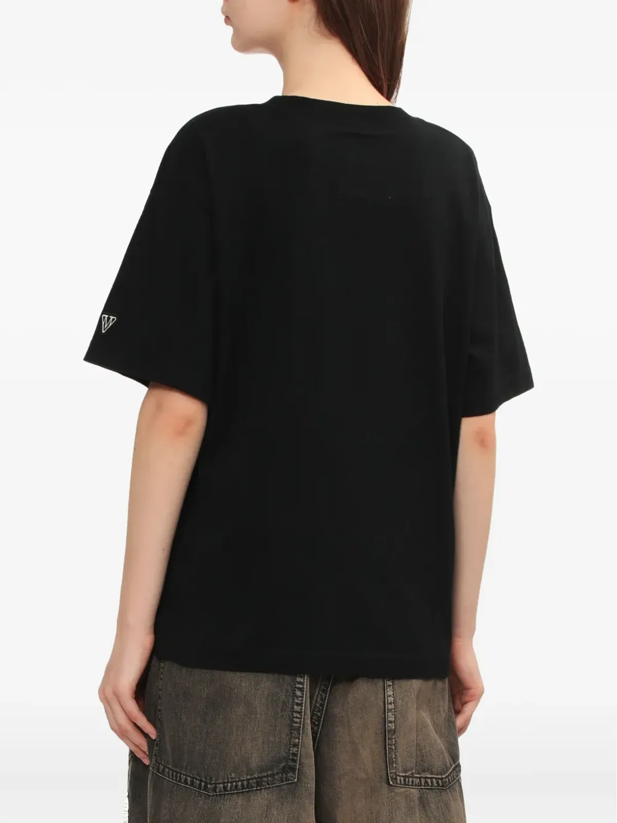Maison MIHARA YASUHIRO 猫プリントTシャツ ブラック - 画像4