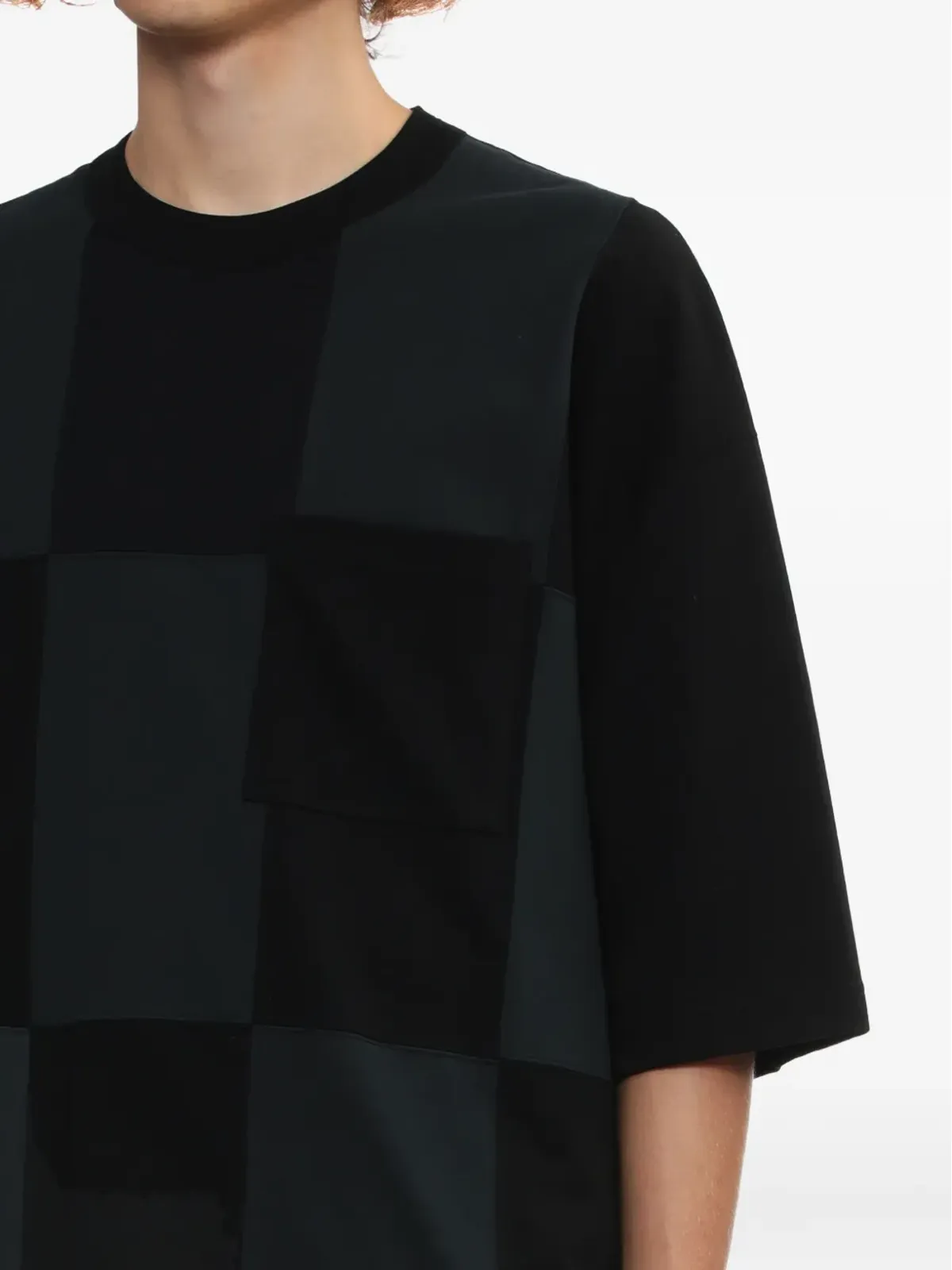 Comme des Garçons Homme チェック柄パッチポケット Tシャツ - 画像5