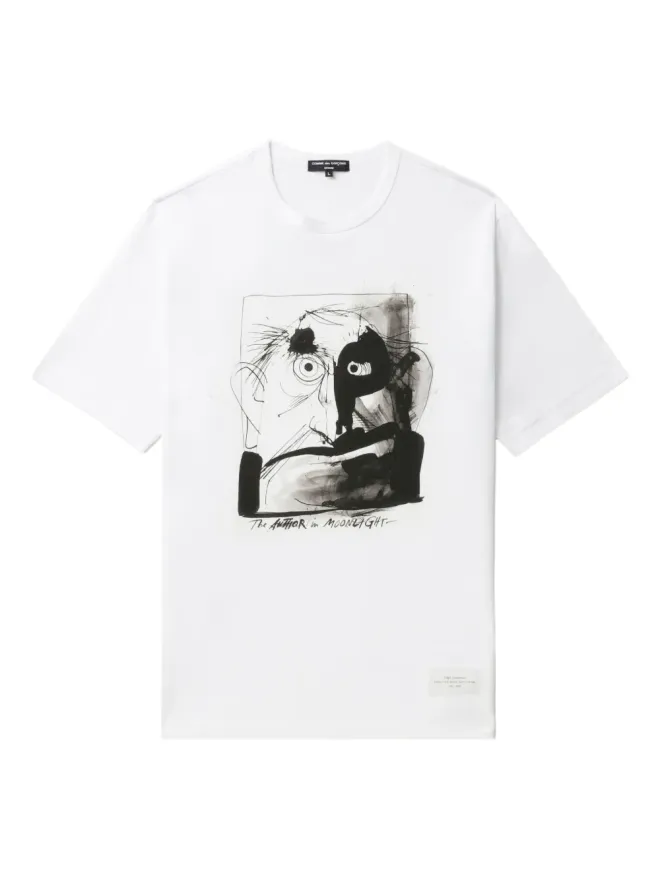 Comme des Garçons Homme Comme des Garçons Homme グラフィックプリントTシャツ ホワイトの商品画像