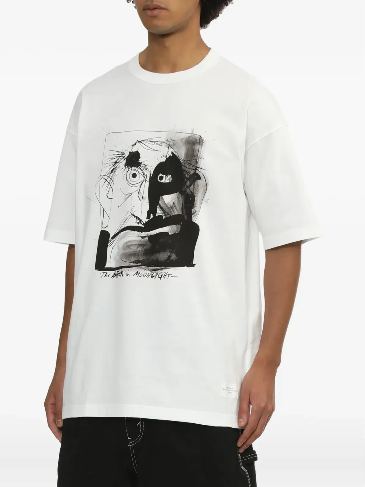 Comme des Garçons Homme グラフィックプリントTシャツ ホワイト - 画像3