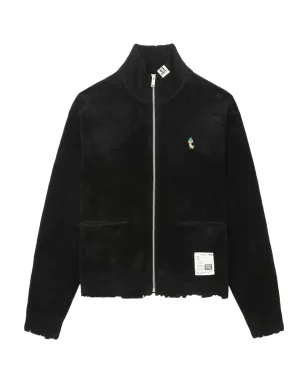 Maison MIHARA YASUHIRO ほつれ加工のジップアップカーディガン - サムネイル1