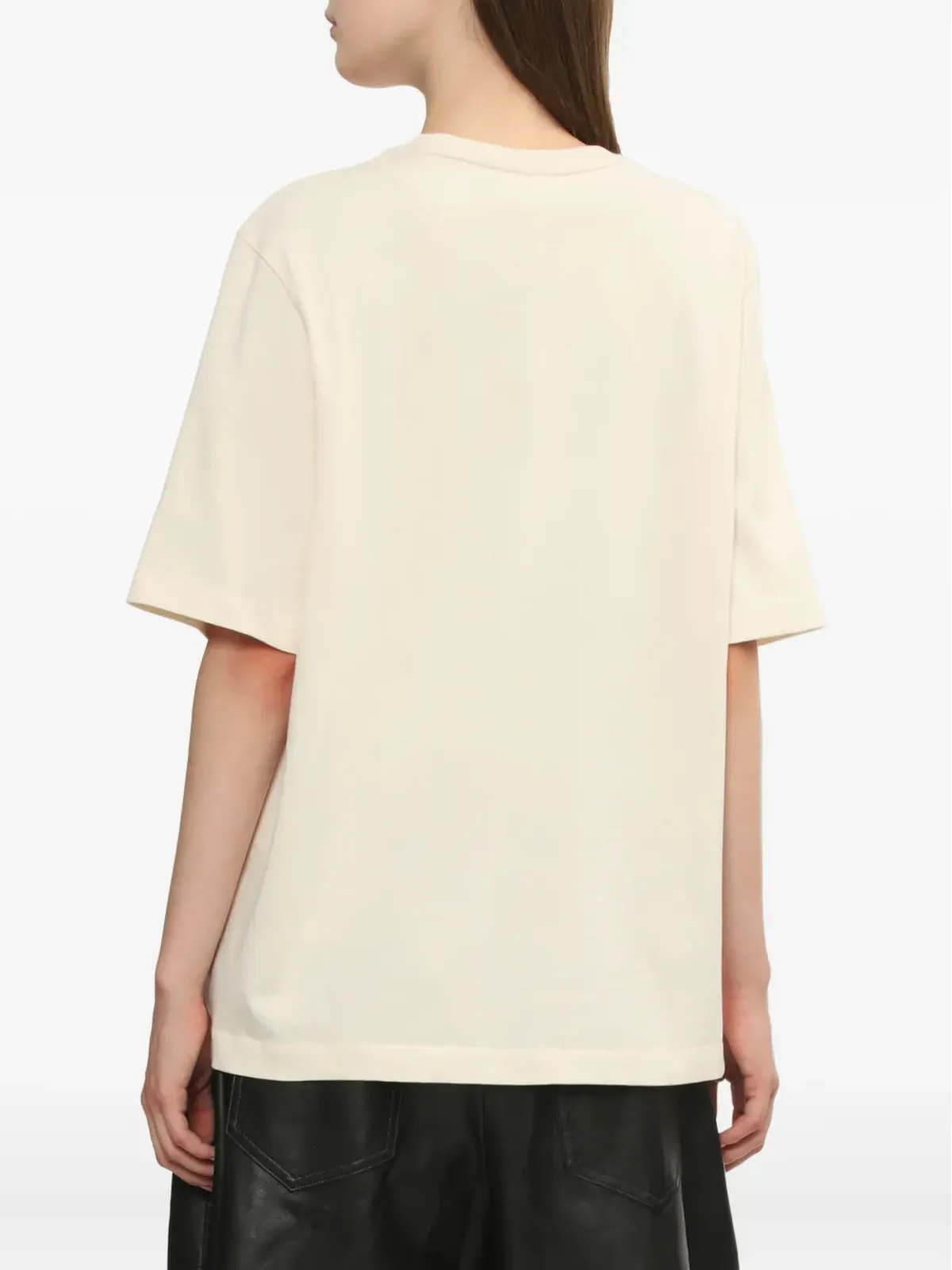 Maison Kitsuné 刺繍入りコットンTシャツ - 画像4