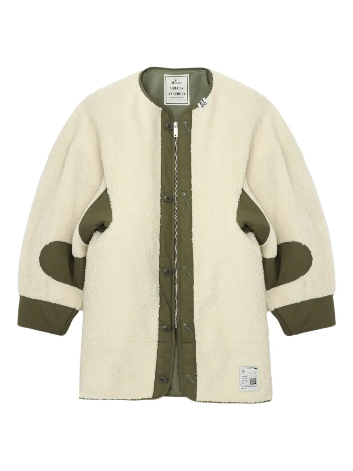 Maison MIHARA YASUHIRO ジップアップ オーバーサイズ ジャケット - 画像1