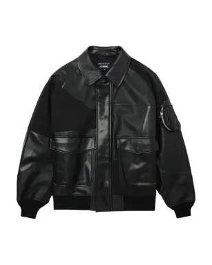 Comme des Garçons Homme パッチワークパネルドジャケット - サムネイル1