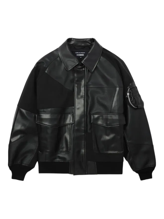 Comme des Garçons Homme Comme des Garçons Homme パッチワークパネルドジャケットの商品画像