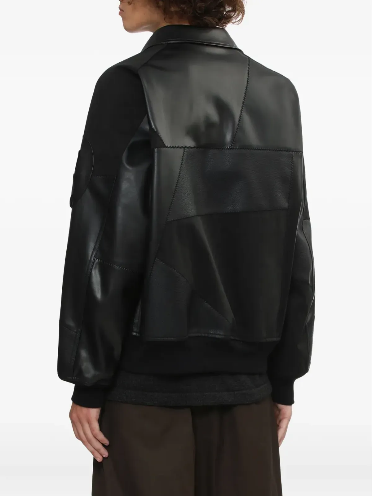 Comme des Garçons Homme パッチワークパネルドジャケット - 画像4