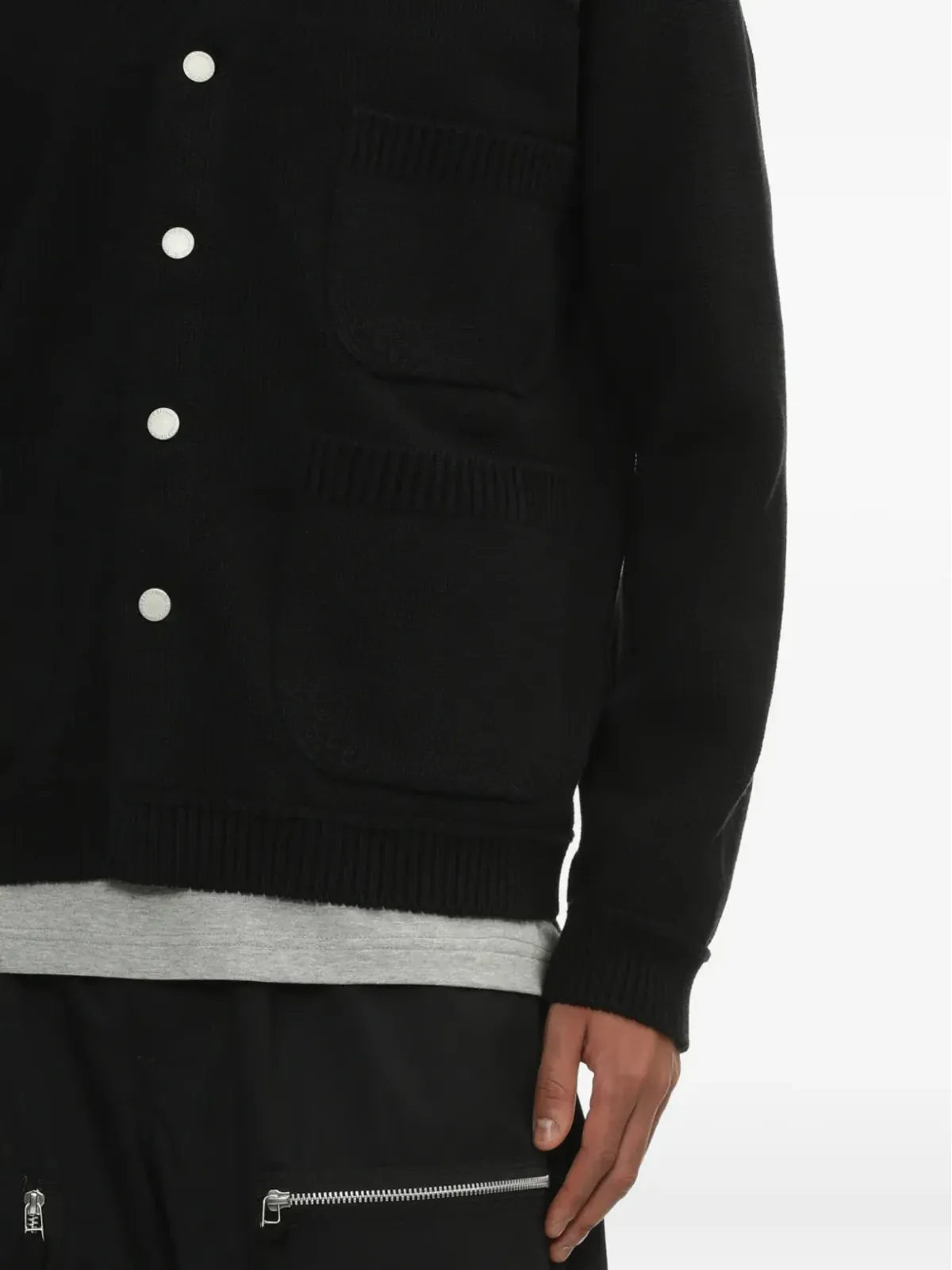 Comme des Garçons Homme ラグランスリーブ カーディガン - 画像5