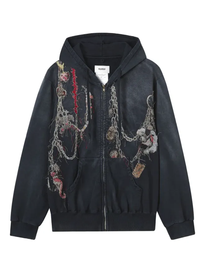 doublet Doublet エンブリッシュドジップアップフーディの商品画像