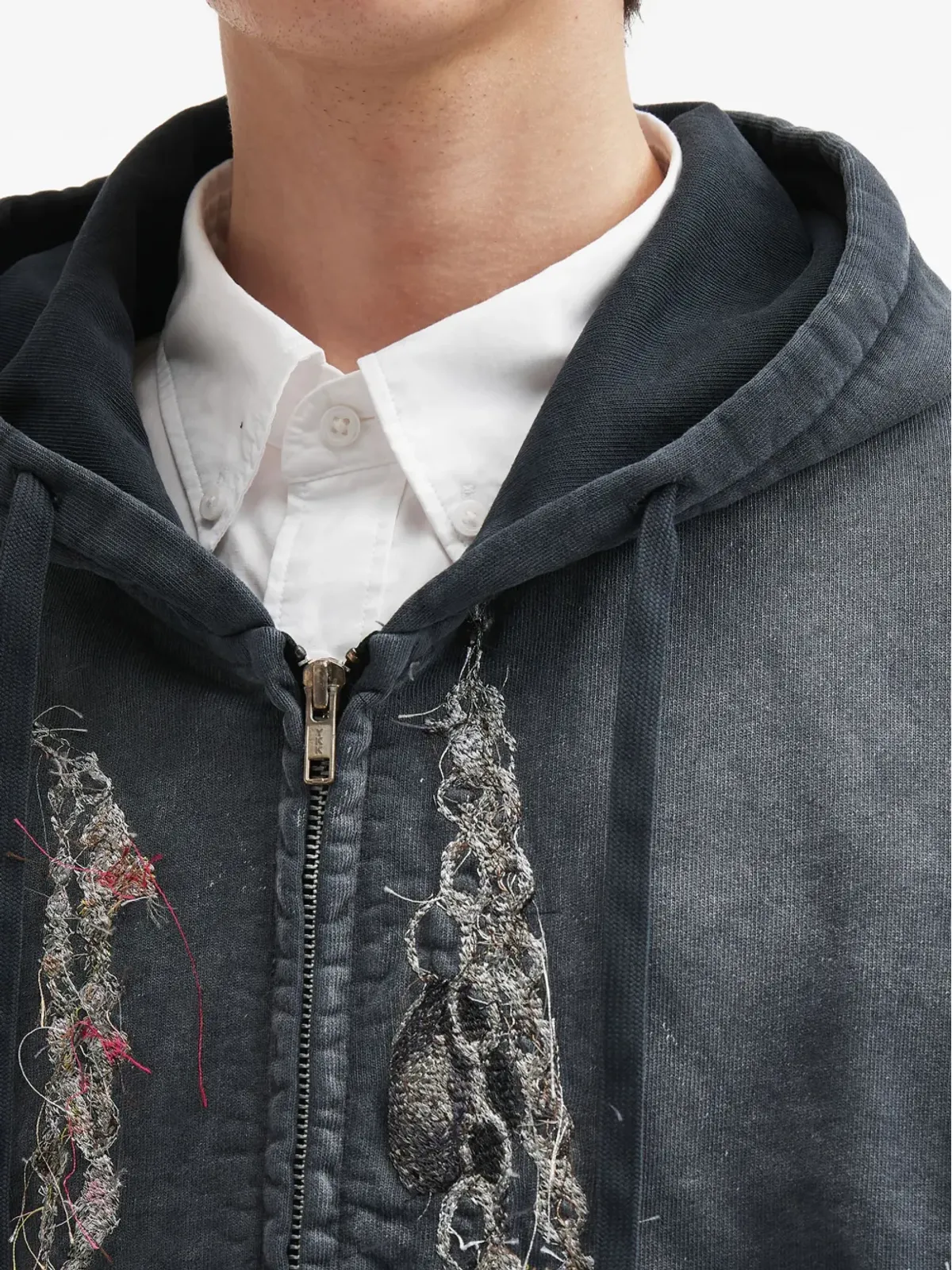 Doublet エンブリッシュドジップアップフーディ - 画像5