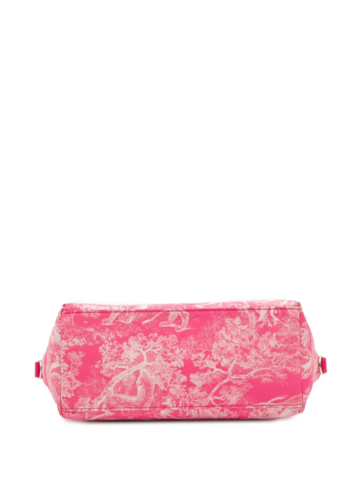 Christian Dior Pre-Owned 2022 テクニカルファブリック Toile de Jouy リバース DiorTravel Nomad ポーチ ハンドバッグ - 画像4