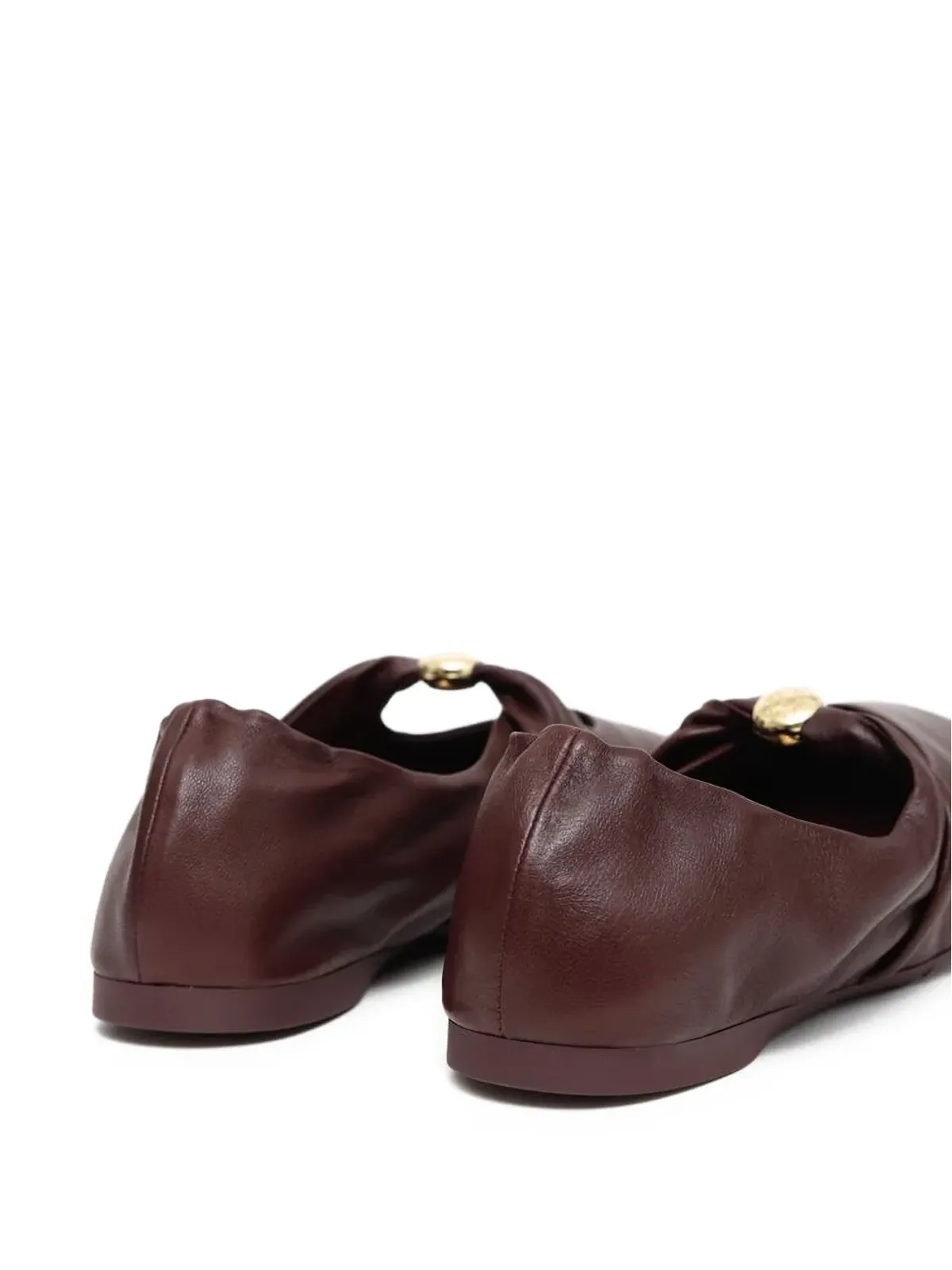 LOEWE ツイストバックル バレエフラット - 画像3