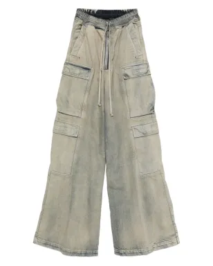 Rick Owens DRKSHDW カーゴポケット付きドローストリングジーンズ - サムネイル1