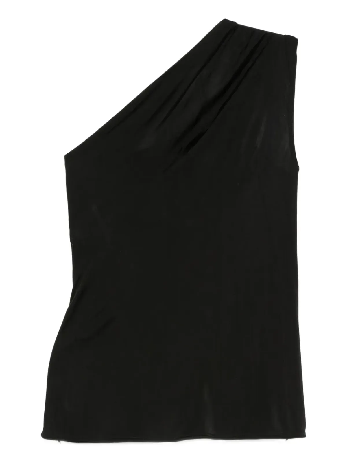 Rick Owens Lilies ドレープ片肩トップス - 画像2