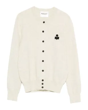 MARANT ÉTOILE 刺繍ロゴ カーディガン - サムネイル1