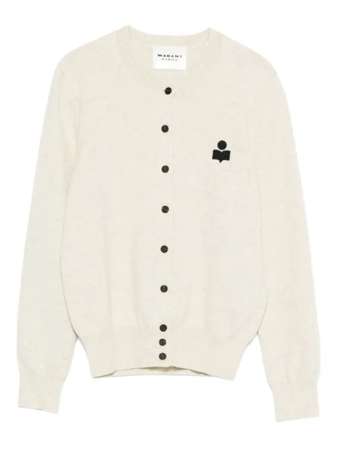 MARANT ÉTOILE MARANT ÉTOILE 刺繍ロゴ カーディガンの商品画像