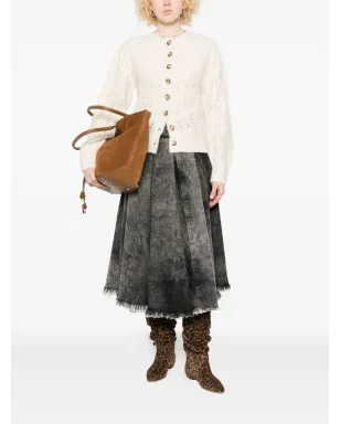 MARANT ÉTOILE ボタンフロントのオープンニットカーディガン - Neutrals - サムネイル2