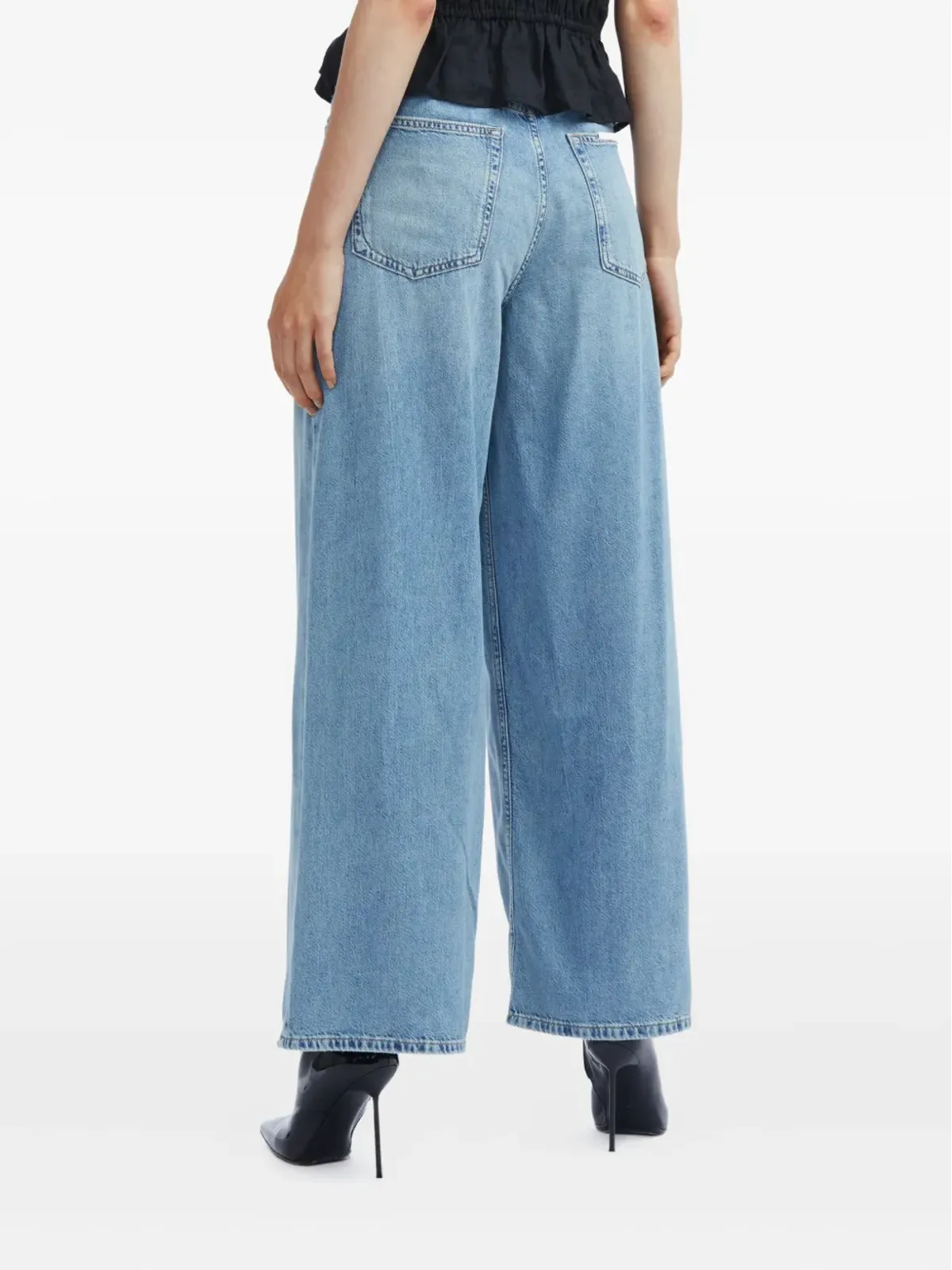 rag & bone ファイブポケット・ワイドレッグジーンズ - 画像4