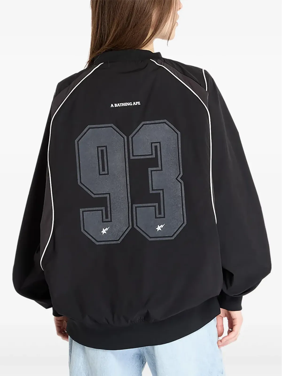 A BATHING APE® マルチパッチ プルオーバー - ブラック - 画像5