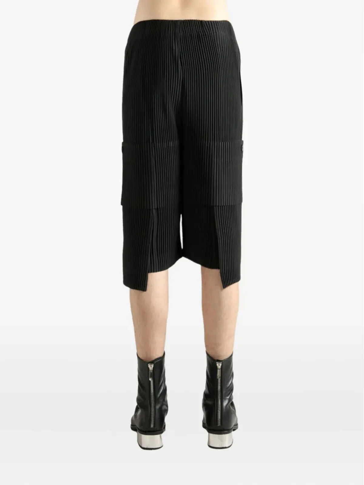 Homme Plissé Issey Miyake プリーツ入りマルチポケットパンツ - 画像3