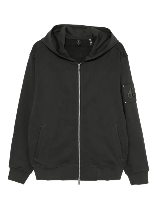 Moose Knuckles Moose Knuckles ロゴプレート付きコットンフーディ - グレーの商品画像