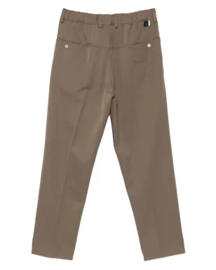 Low Brand エラスティックウエストバンド リングディテール ストレートパンツ - サムネイル2