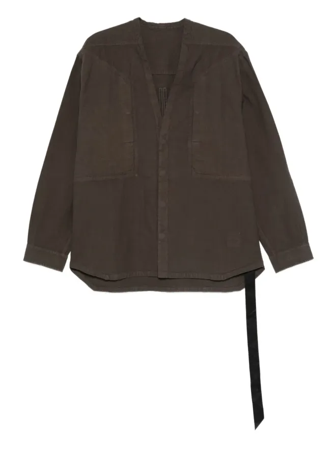Rick Owens DRKSHDW Rick Owens DRKSHDW ボタン留め綿シャツの商品画像