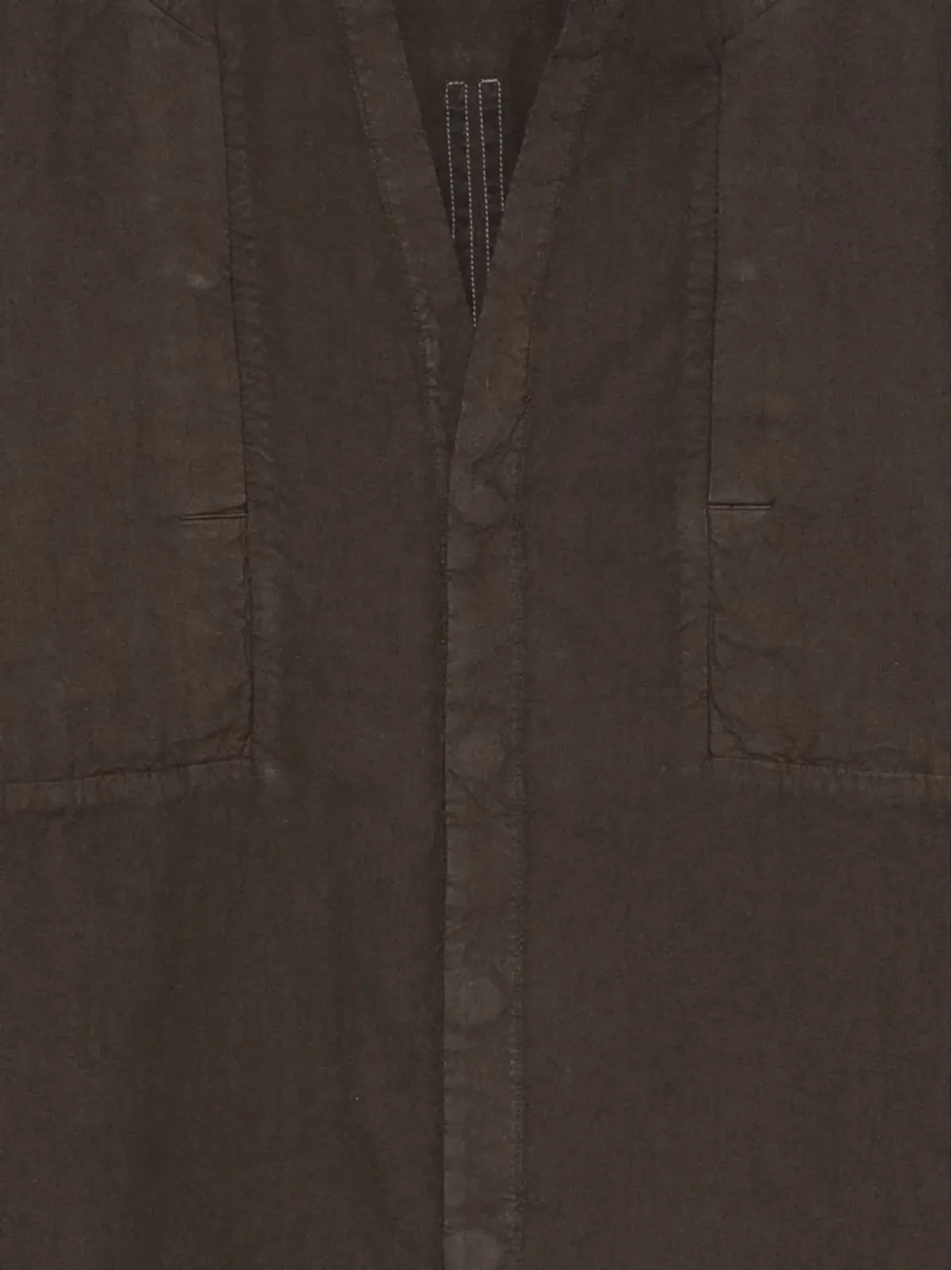 Rick Owens DRKSHDW ボタン留め綿シャツ - 画像3