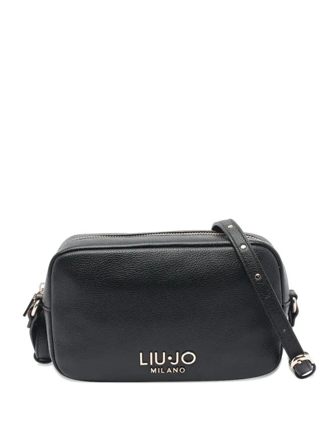 LIU JO LIU JO スモール ロゴプレート ジップトップ ショルダーバッグの商品画像