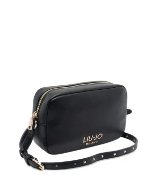 LIU JO スモール ロゴプレート ジップトップ ショルダーバッグ - サムネイル2