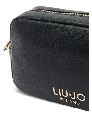 LIU JO スモール ロゴプレート ジップトップ ショルダーバッグ - サムネイル4